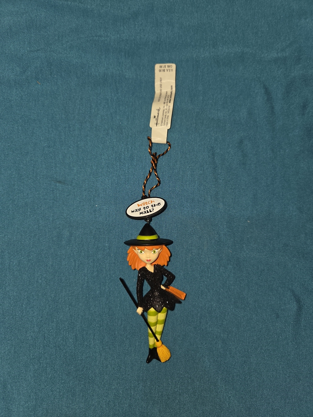 HTF Hallmark Witch Way to the Mall Witch 2009 Halloween